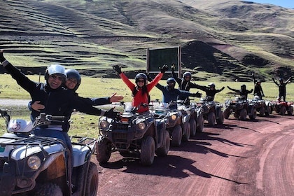 Rainbow Mountain In Quad Bike