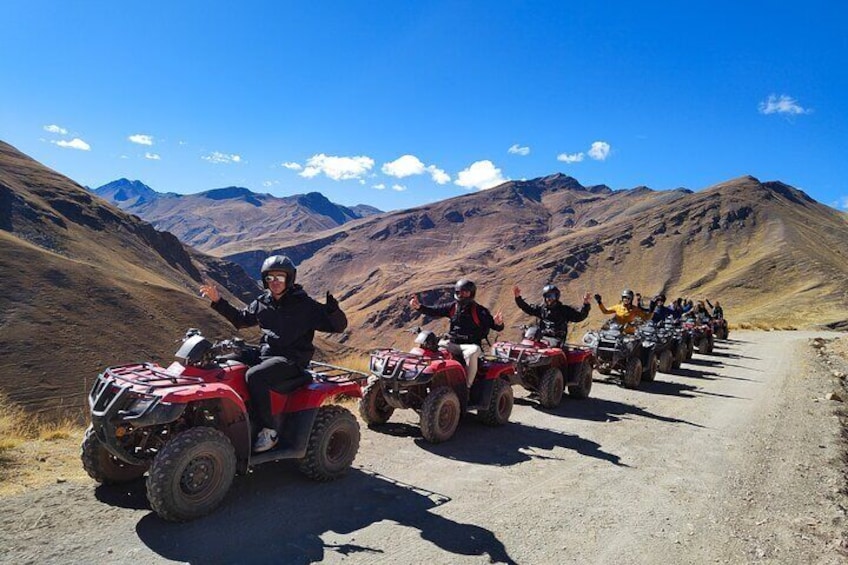 Rainbow Mountain In Quad Bike