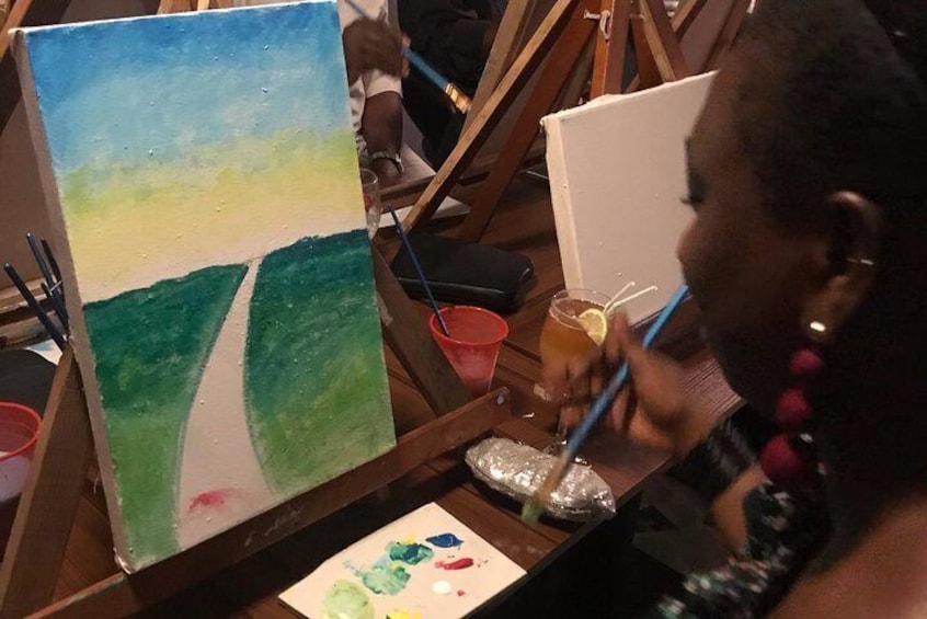Sip & Paint at The Metaphor in Lagos