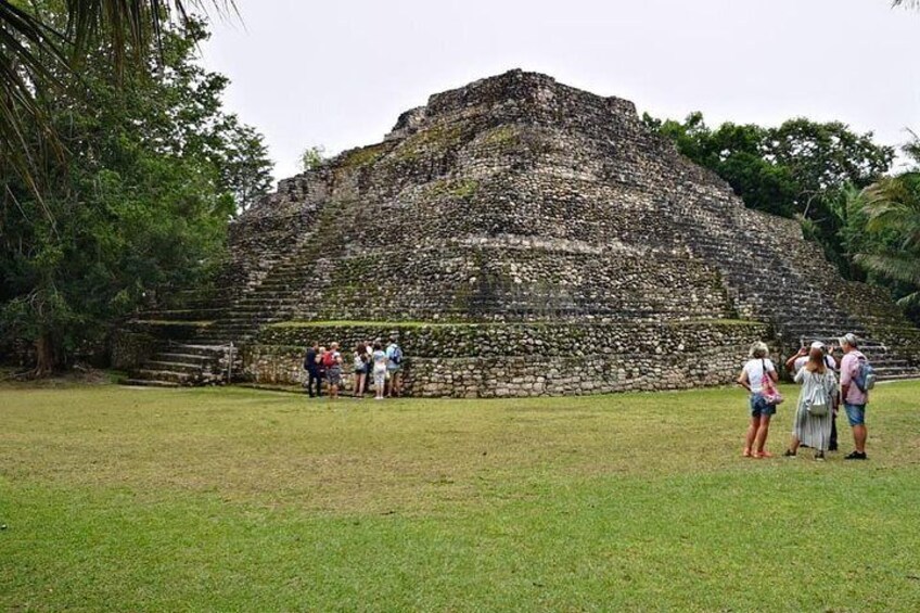 Ancient Chacchoben Mayan Ruins from Costa Maya