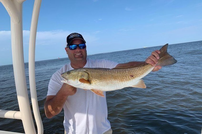 Chad with a nice redfish