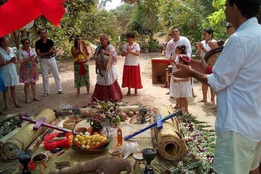 Private prehispanic sauna (Temazcal)