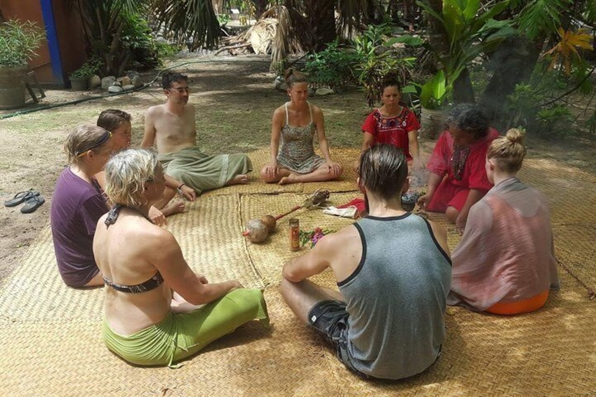 Private prehispanic sauna (Temazcal)