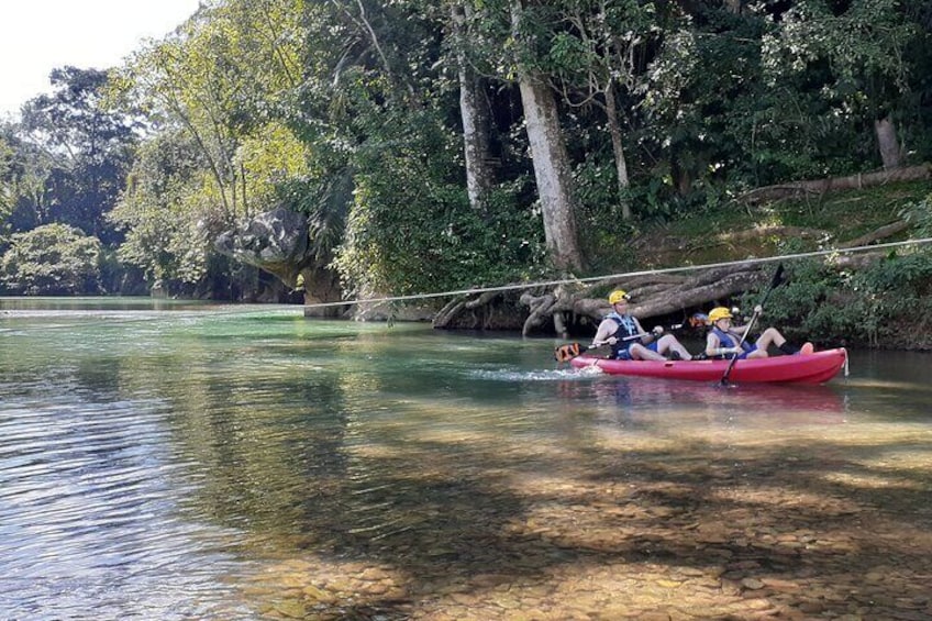 Xunantunich and Cave -Kayaking or Cave tubing