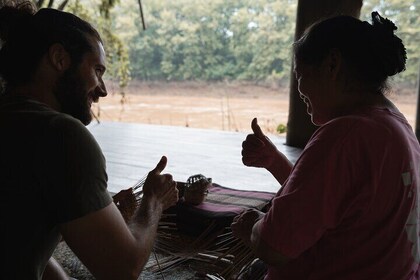 Traditional Lao Bamboo Weaving