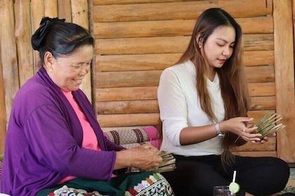 Traditional Lao Bamboo Weaving