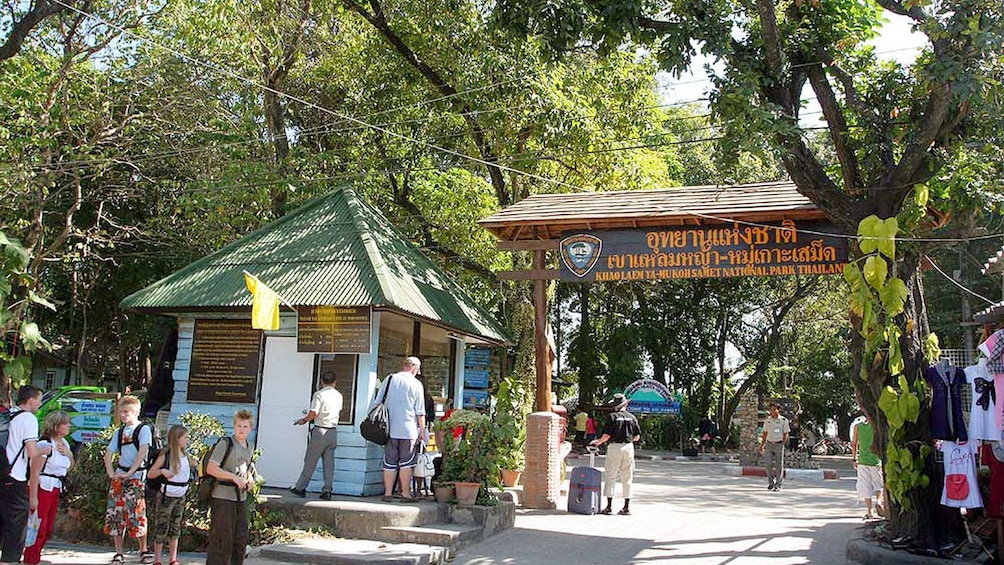 Show item 4 of 5. Ticket booth at Samet Island in Pattaya