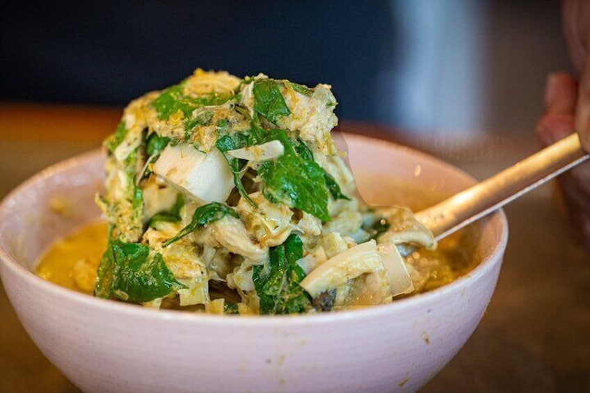 Green Curry with Young Coconut Shoots