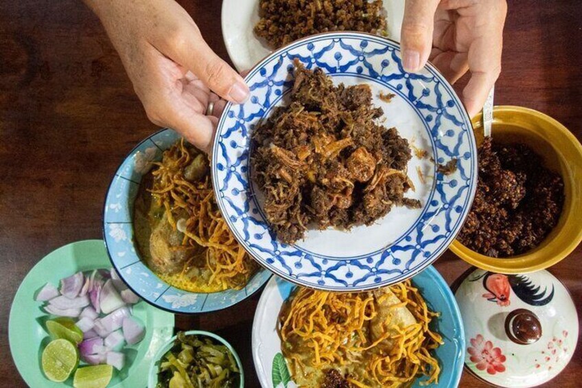 Northern Thailand flavours at a very local restaurant