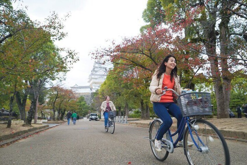 Half-day Himeji Castle Town Bike Tour with Lunch