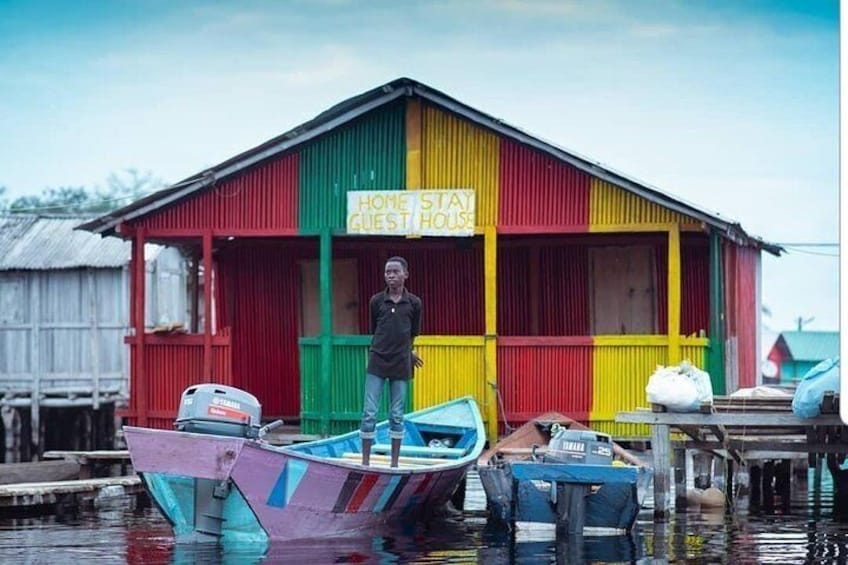 Experience Nzulezu! A village on stilts!