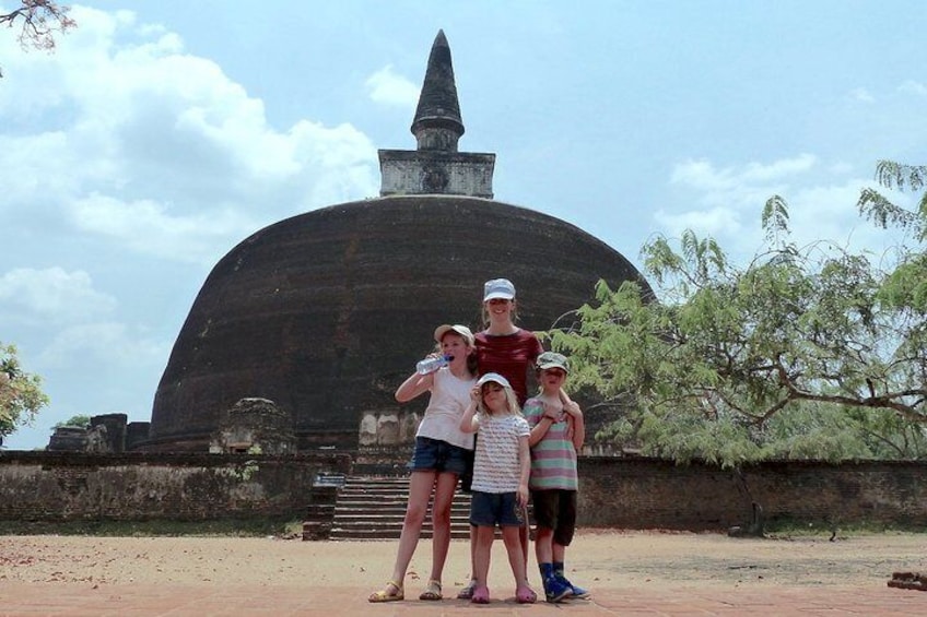 Rankoth vehera sthupa at Polonnaruwa Ancient city