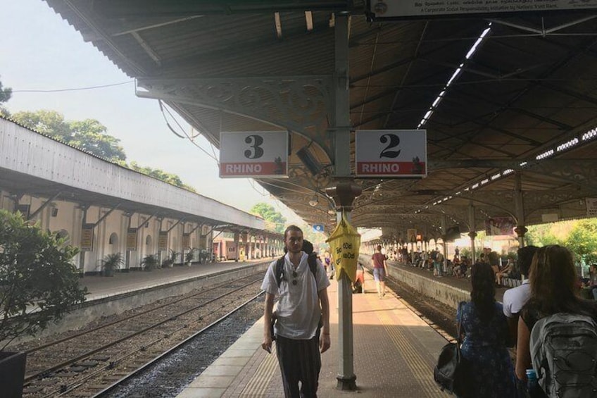 Your train will be available at one of these 02 platforms most of the time. Kandy does not have many platforms. Only a very limited platforms and it's not a difficult task to locate the correct one.