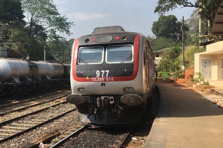 This is how train looks like from outside. 