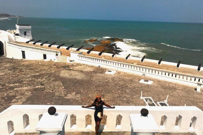 Me at Capecoast castle