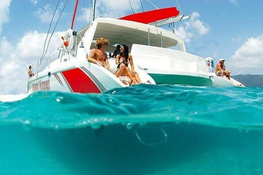 Exclusive Private Catamaran Adventure: Ile aux Cerf (Full Day Cruise incl Lunch)