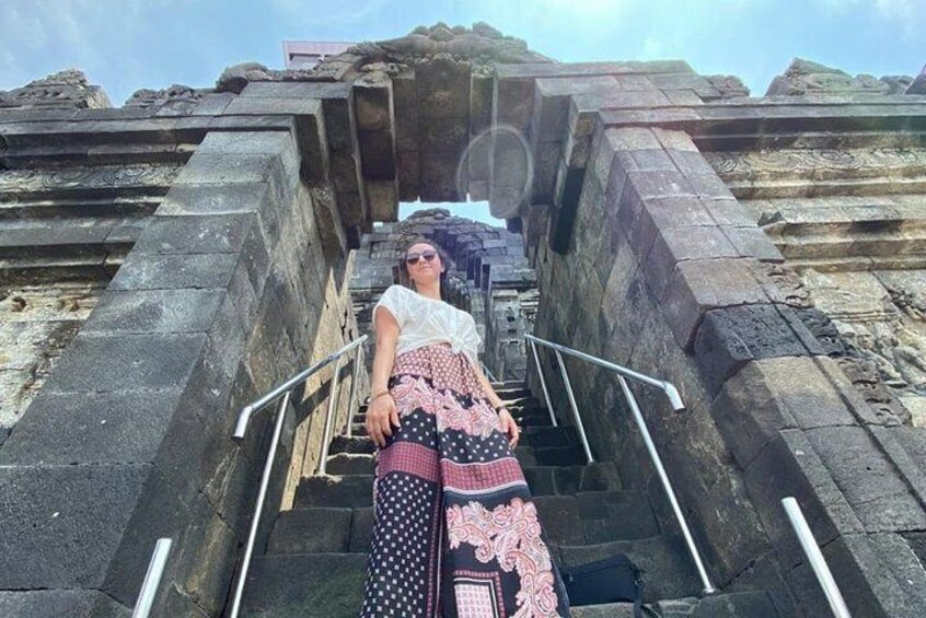At Borobudur temple