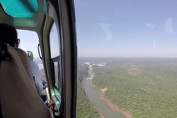 Helicopter over the Falls