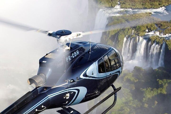 Helicopter over the Falls