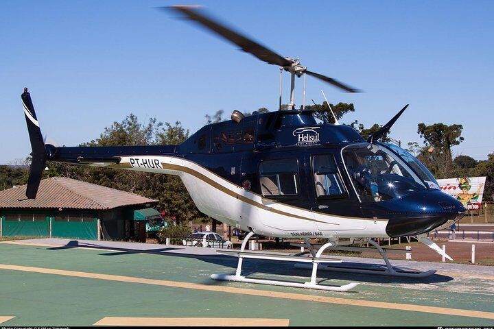 Helicopter over the Falls