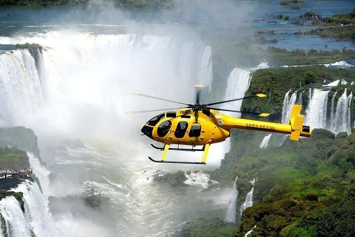 Helicopter over the Falls