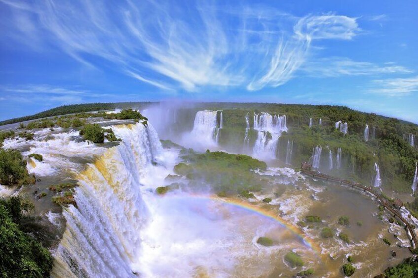 Iguassu Falls Brazilian-Side Day Tour with Safari Boat Ride