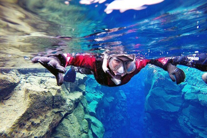 Lava Tunnel Caving & Snorkeling in Silfra with Transfer | Free Photos