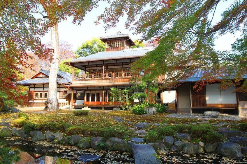 Family Mitsui House Museum with green tea admission ticket