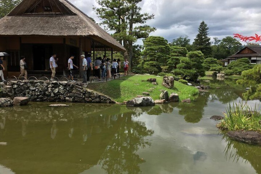 Visiting to Katsura Imperial villa and high quality tea ceremony experience