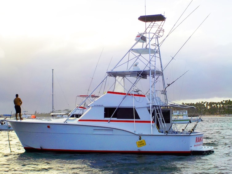 Large fishing boat in Punta Cana