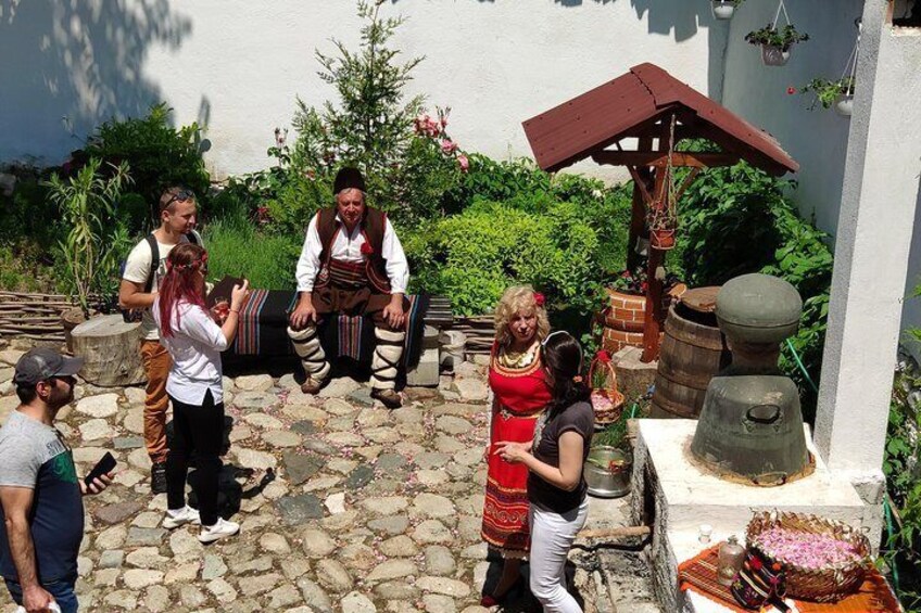 Picking Roses Workshop with Extracting Rose Oil in the Gardens of Karlovo