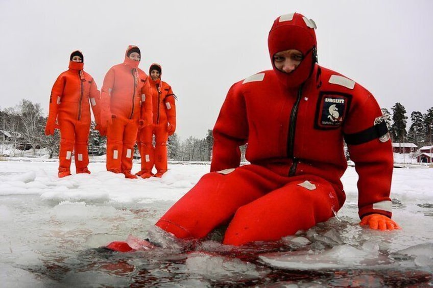 Redrib survival suit experience