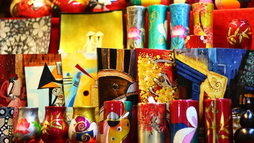 Souvenirs sold at the market in Ho Chi Minh City 