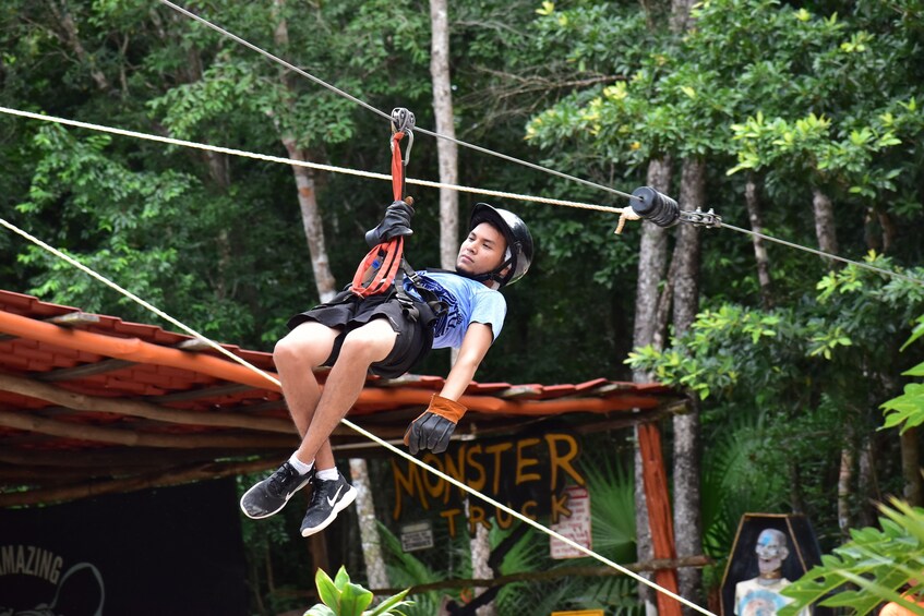 Adventure ATV (Shared) Experience with Zip Lines & Cenote 