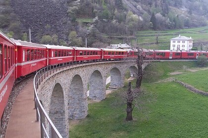 Bernina Express Tour Swiss Alps & St Moritz From Milan