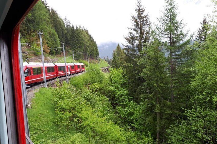 Tour to Bernina Express and Swiss Alps with Hotel Pick Up