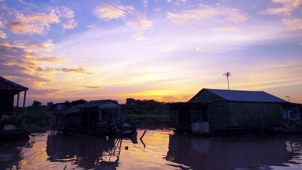 Sunset view in siem reap