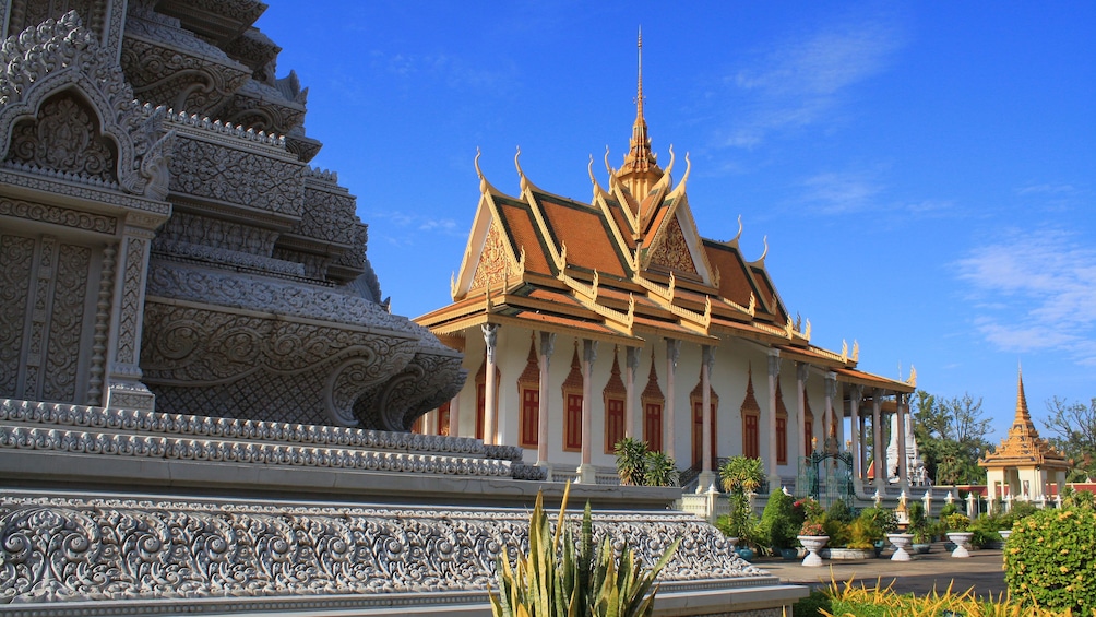 Side view of the Royal Palace in Phnom Penh