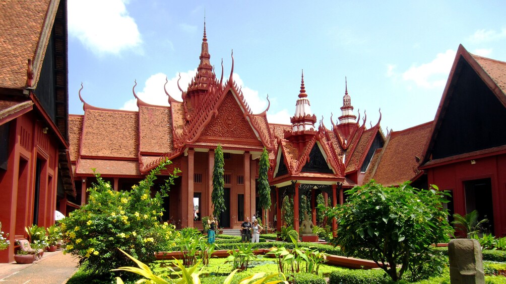 Beautiful view of the National Museum in Phnom Penh 