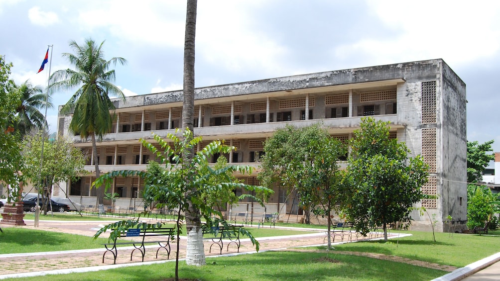 View of the Tuol Sleng Genocide Museum in Phnom Penh 