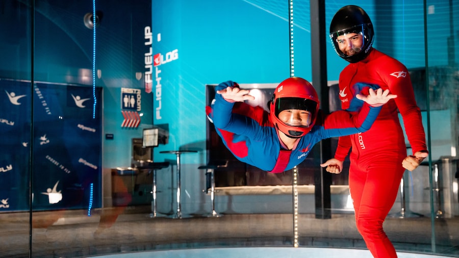 Two Flight Indoor Skydiving Experience