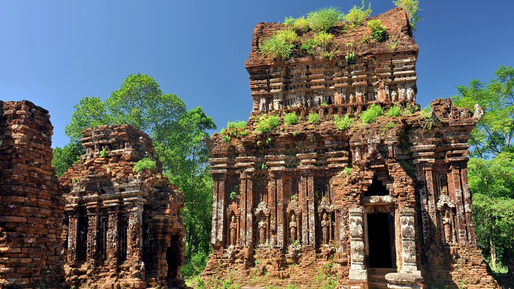 Stunning view of the My Son Sanctuary ruins in Hoi An Vietnam