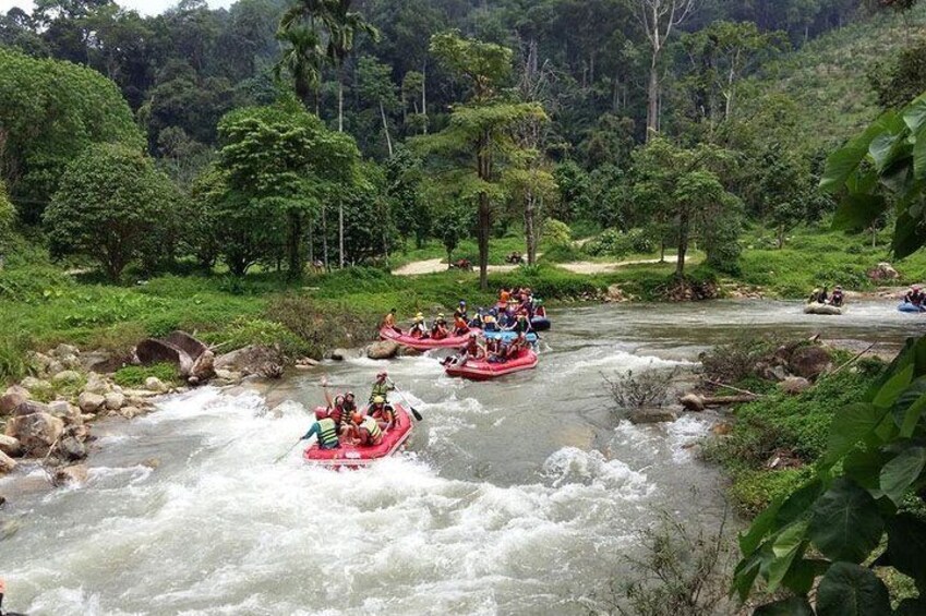 9 km White Water Rafting + ATV 1 Hour Tour From Phuket