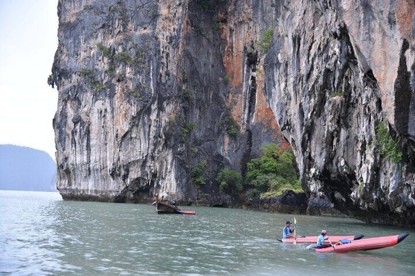 Phang Nga Bay Sea Cave Canoeing and James Bond Island Day Tour with Lunch