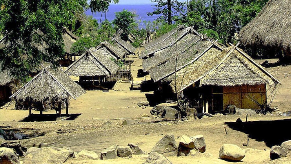 Show item 3 of 4. a traditional style village on Lombok Island