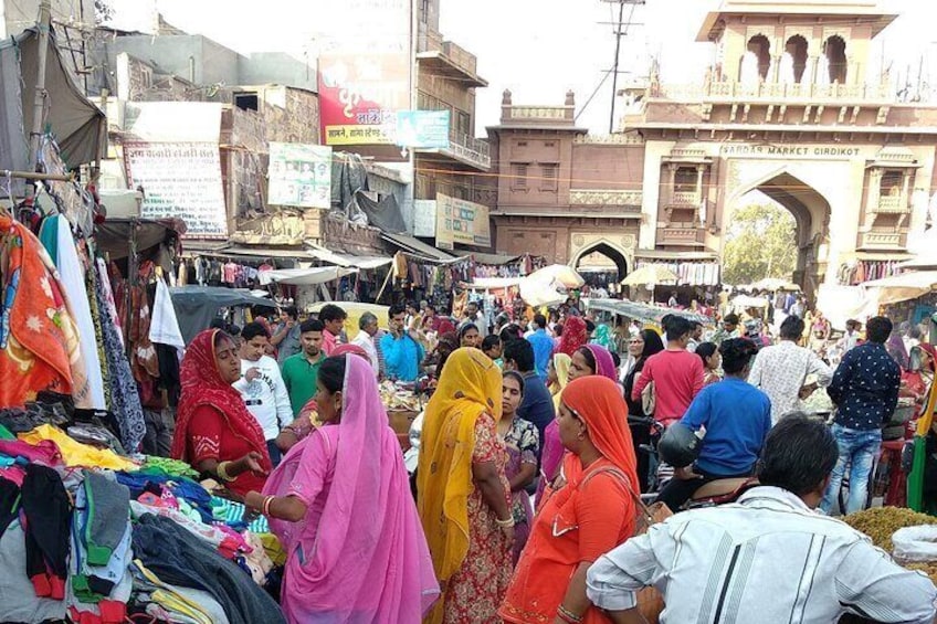 Blue city market jodhpur