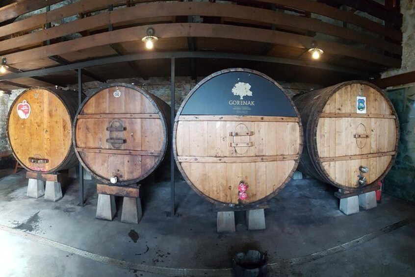 Cider barrels