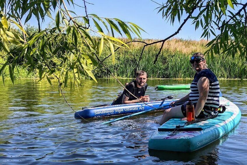 Stand-up Paddleboard SUP Safari on The River Avon For Beginners