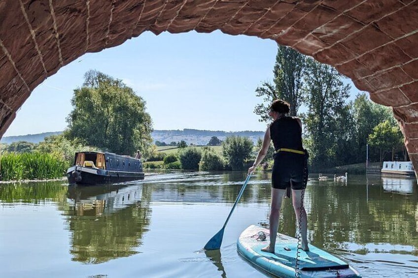 Stand-up Paddleboard SUP Safari on The River Avon For Beginners