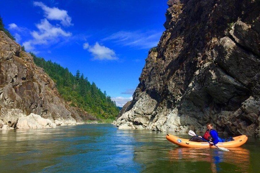 Taking in the view of Hellgate Canyon